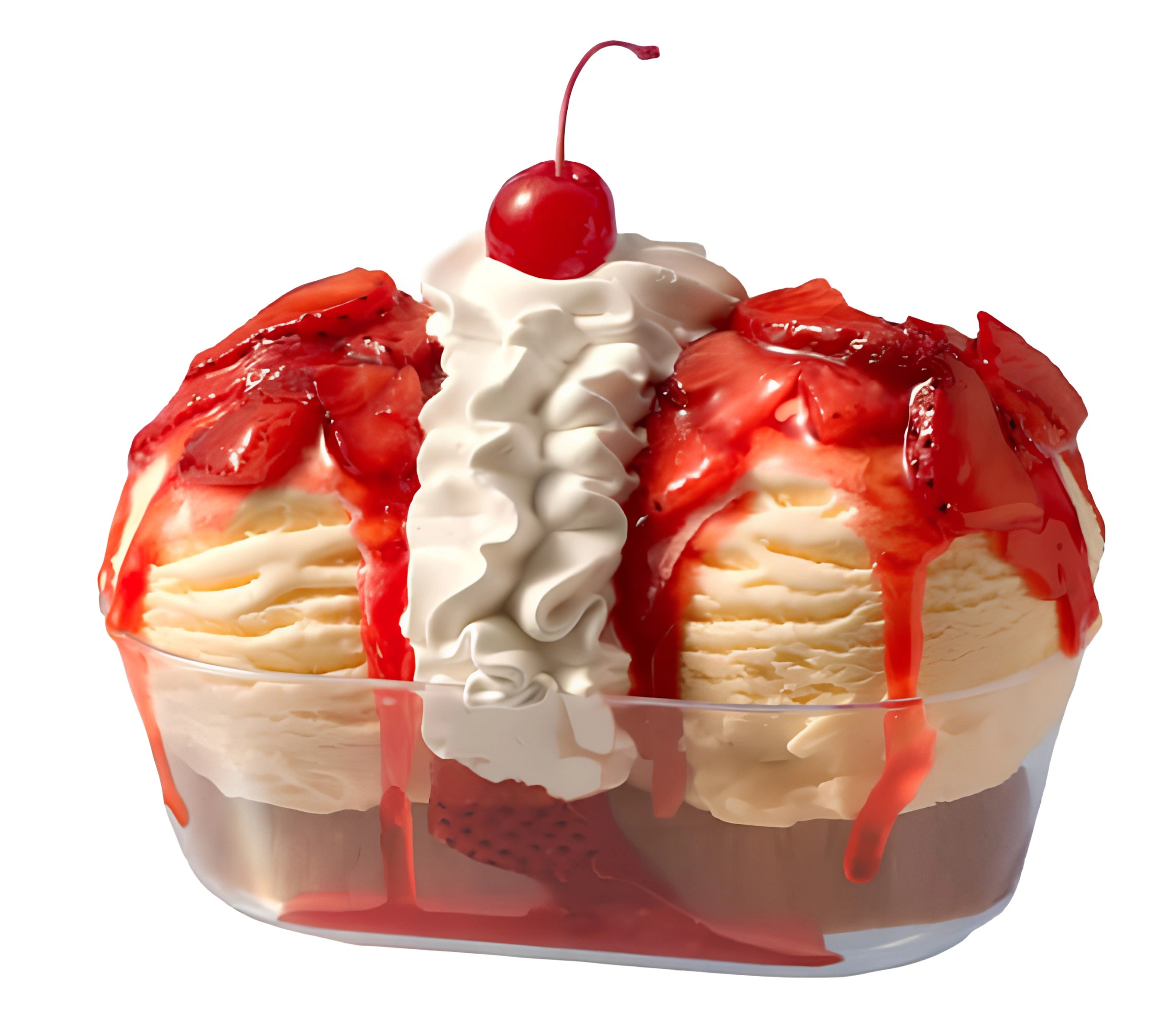 Strawberry Shortcake Sundae – Braum’s menu