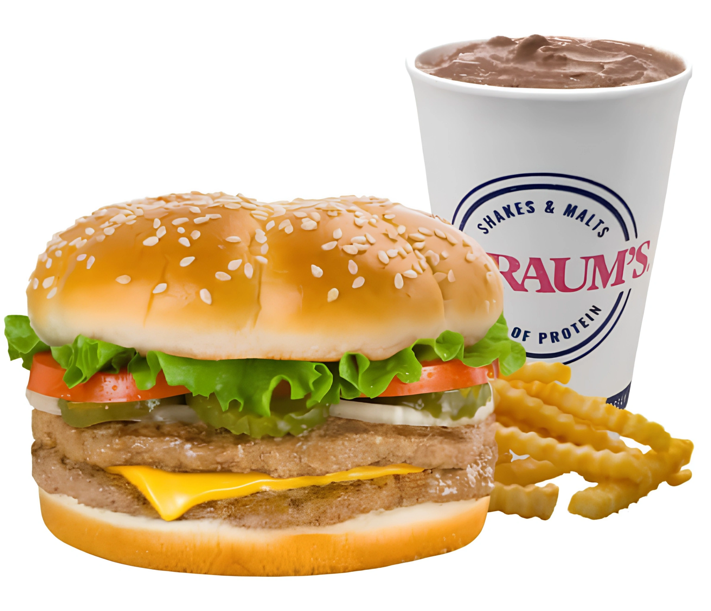 Double Quarter Lb. Cheeseburger Combo #2 – Braum’s menu