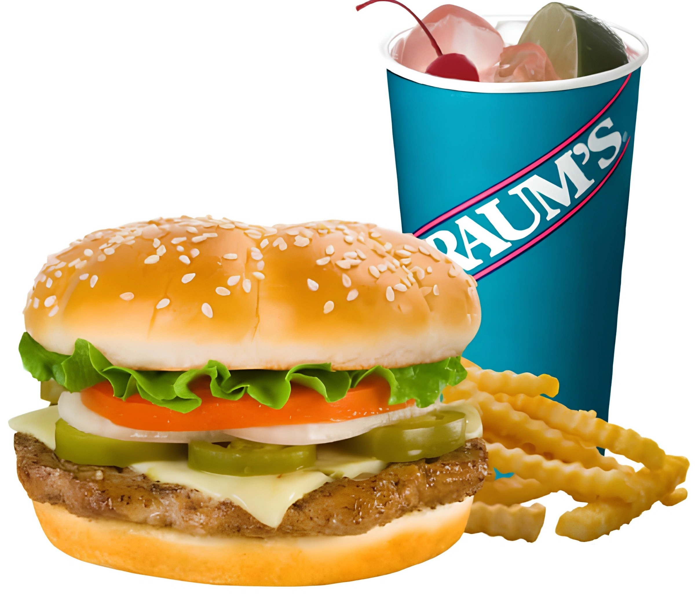 Jalapeño Pepper Jack Cheeseburger Combo #3 – Braum’s menu