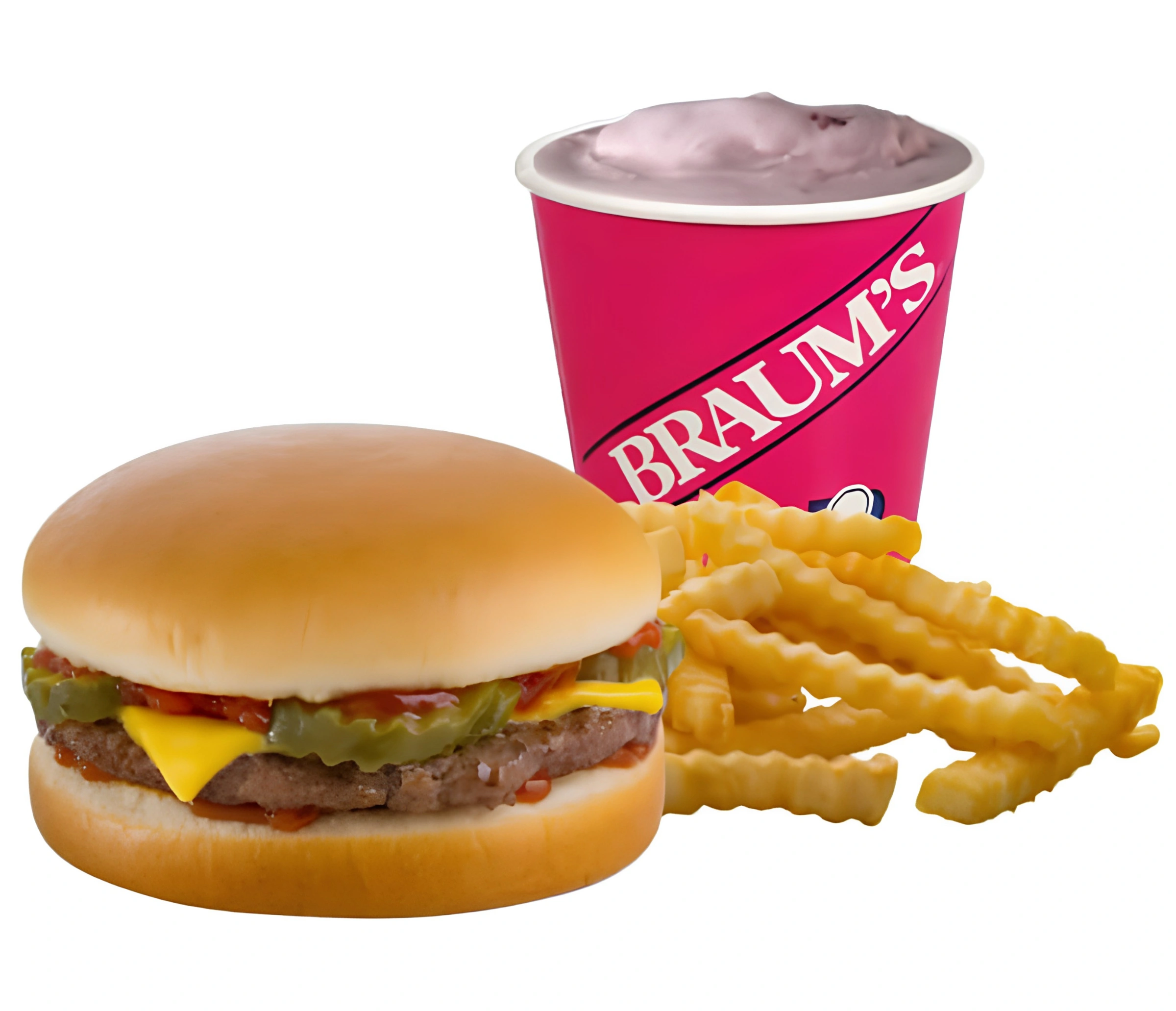 1/6 Lb. Jr Cheeseburger Combo #13 – Braum’s menu