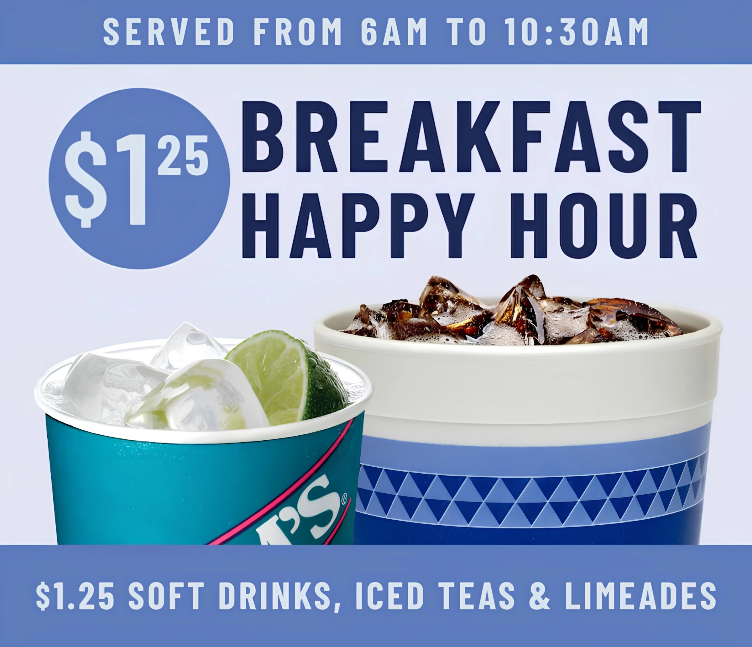 $1.25 Breakfast Happy Hour – Braum’s menu